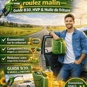 Roulez moins cher, roulez malin — Guide B30, HVP & Huile de friture